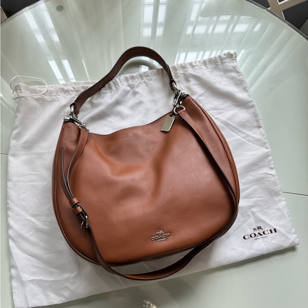 Coach Brown Leather Shoulder Bag